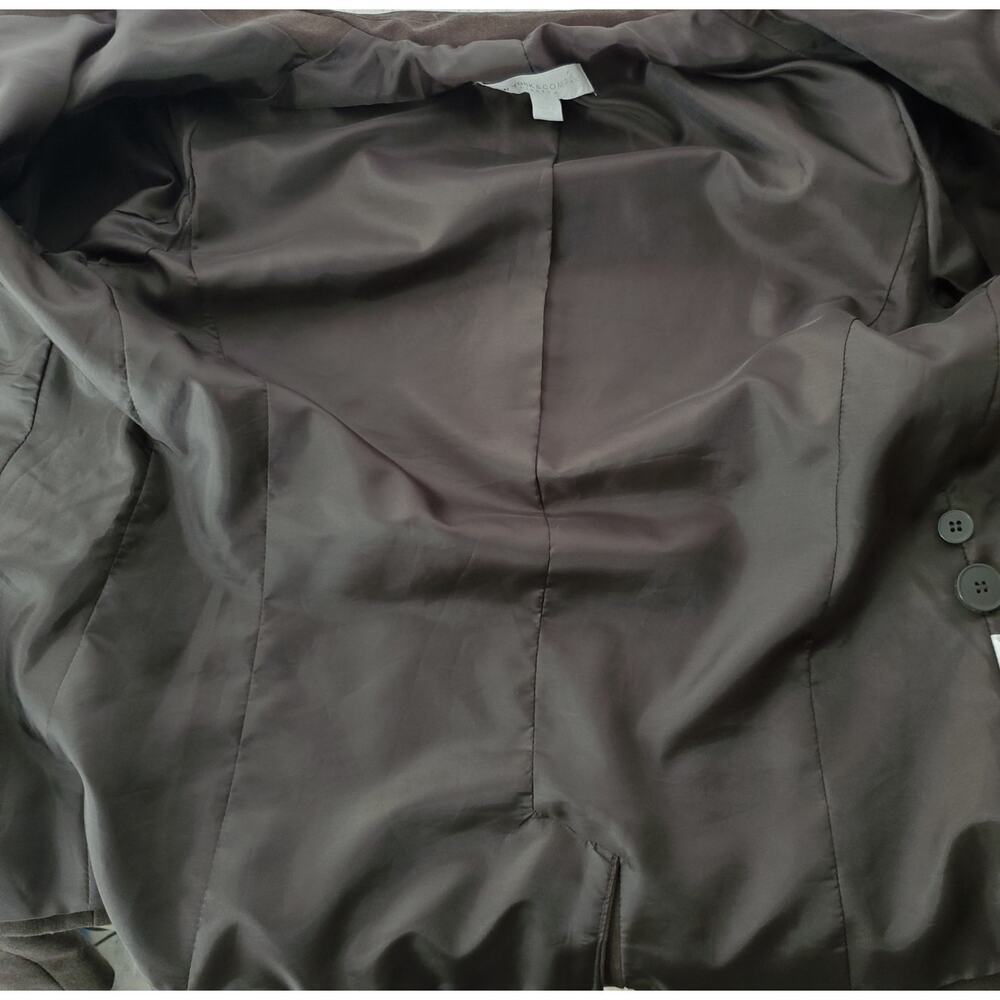 NEW YORK & CO Women's Brown Blazer Sz 6 - Picture 7 of 11